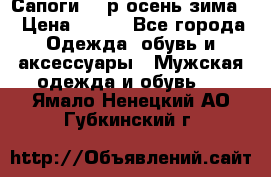 Сапоги 35 р.осень-зима  › Цена ­ 700 - Все города Одежда, обувь и аксессуары » Мужская одежда и обувь   . Ямало-Ненецкий АО,Губкинский г.